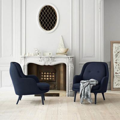 Porcellana Mobilie scandinave del lusso di stile della sedia di salotto della vetroresina di Fritz Hansen Fri fornitore