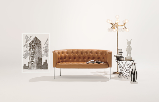 Porcellana Sedili ricoperti moderni del sofà 3 di Haussmann della famiglia con il braccio comodo fornitore