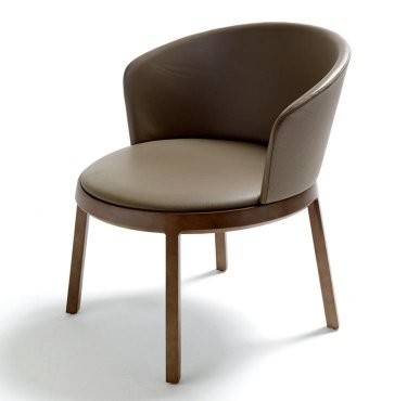 Porcellana La sedia di salotto della vetroresina di Brown Aro rivolge di nuovo intorno alle forme distintive fornitore