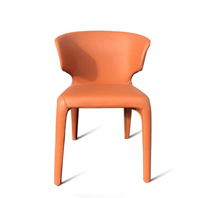 Porcellana Completamente sedia dell'involucro della buccia del cuoio della tappezzeria, sedia moderna per il salone fornitore