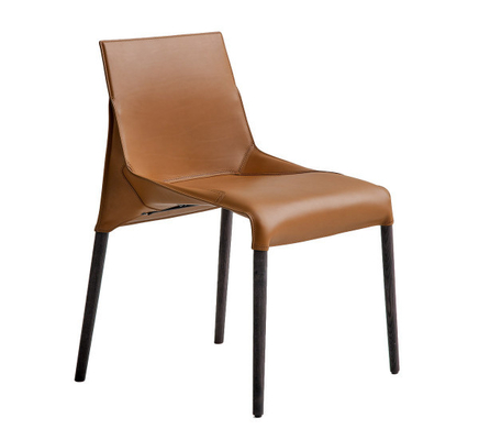 Porcellana Vetroresina della gamba di legno solido che pranza la sedia S37 di Poliform Seattle della sedia fornitore