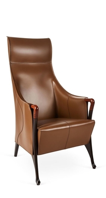 Porcellana Multi sedia di ala del cuoio di Progetti di densità, legno solido che pranza le sedie fornitore