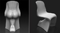 Sedia di Fabio Novembre della vetroresina, Casamania a forma di umano la sua sedia per la sala d'esposizione fornitore