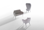 Stile di Poltronas Barcellona del cuoio dell'unità di elaborazione della sedia di salotto della vetroresina di ricezione dell'ufficio fornitore