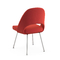 Vetroresina del lato di Saarinen che pranza le gambe dell'acciaio inossidabile del tessuto di Relex della sedia fornitore