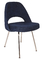 Vetroresina del lato di Saarinen che pranza le gambe dell'acciaio inossidabile del tessuto di Relex della sedia fornitore