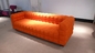 Sofà moderno del cuoio di 3 Seater, sofà 228 * 88 * 79cm di griglia delle gambe di legno solido fornitore