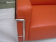 Sofà di cuoio di Le Corbusier Lc2 del cuscino dell'ufficio, SGS sezionale del sofà di  Lc2 fornitore