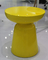 Piccolo SGS personalizzabile dell'interno di Arcylic del tavolino da salotto rotondo giallo del metallo fornitore