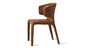 Completamente sedia dell'involucro della buccia del cuoio della tappezzeria, sedia moderna per il salone fornitore