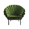 La sedia contemporanea moderna del pavone da Dror per il cappellini in tessuto ed il cuoio con la struttura del metallo finiscono fornitore