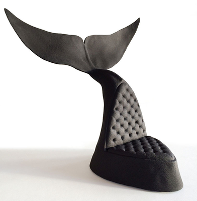 Porcellana Bene durevole della replica della sedia di salotto della vetroresina di forma FRP della balena con Seat di cuoio fornitore