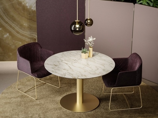 Porcellana Dimensione rotonda di marmo di Customzied del progettista del tavolino da salotto RMDESIGNSTUDIO del metallo del BLOCCO 2,0 fornitore