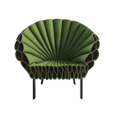 Porcellana La sedia contemporanea moderna del pavone da Dror per il cappellini in tessuto ed il cuoio con la struttura del metallo finiscono fornitore
