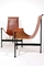 Sedia di salotto di cuoio dell'imbracatura di metà del secolo/sedia di salotto contemporanea moderna fornitore