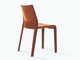 Lisbona ha abbronzato la sedia di cuoio della sella con la mano cucita coprendo 47 x 52,5 x 81 cm fornitore